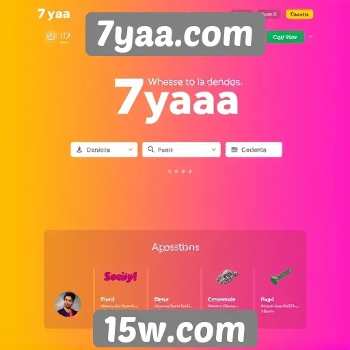 Interface do usuário no 7yaa.com é intuitiva e acessível
