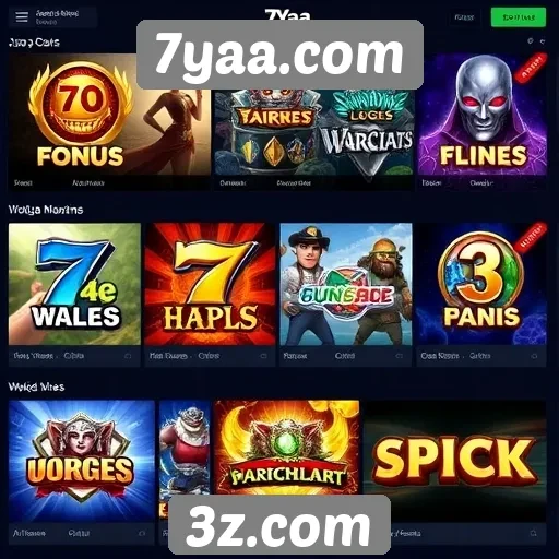 Jogos mais populares disponíveis no 7yaa.com